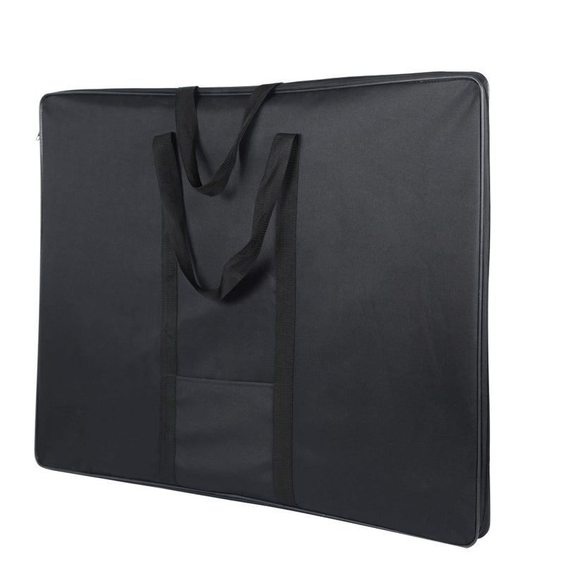 JJRING Art Portfolio Case, Wire Framed Nylon Portfolio Tote, Art Storage Bag in 37 Inches by 28 Inches, Great Carrying Bag for Artworks, Posters, Drawings, Prints(Black) - Image 5